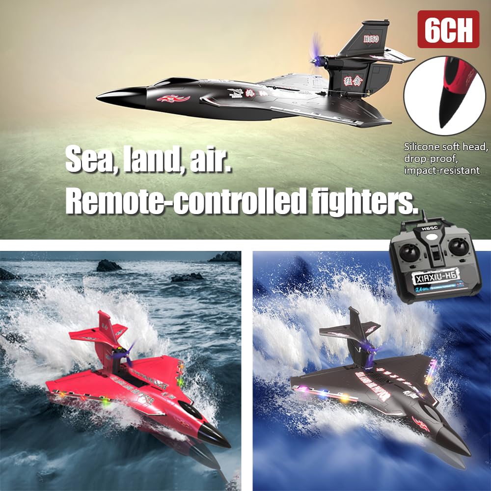 Tri-Phibian 6-Channel Amphibious RC Airplane