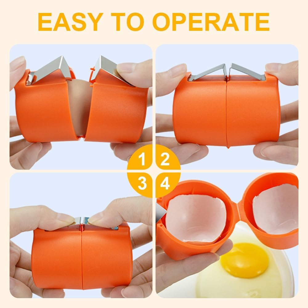 Stainless Steel Eggshell Breaker
