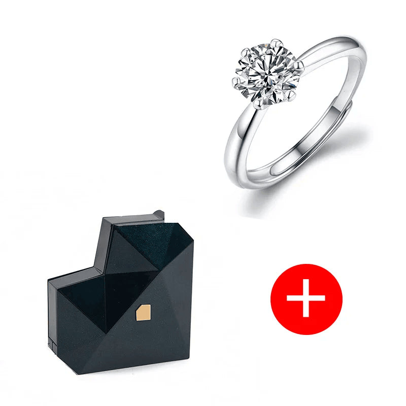 HEART-SHAPED DIAMOND JEWELRY BOX