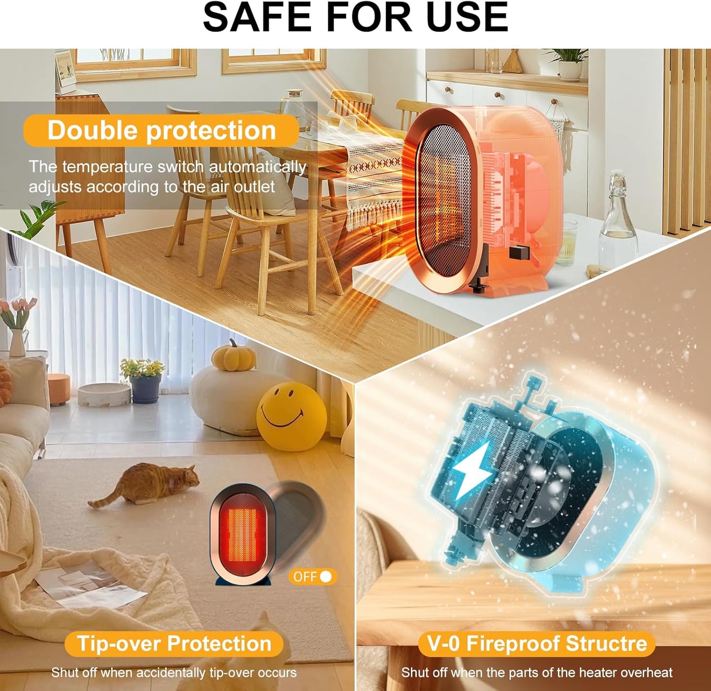 Indoor Electric Portable Space Heater