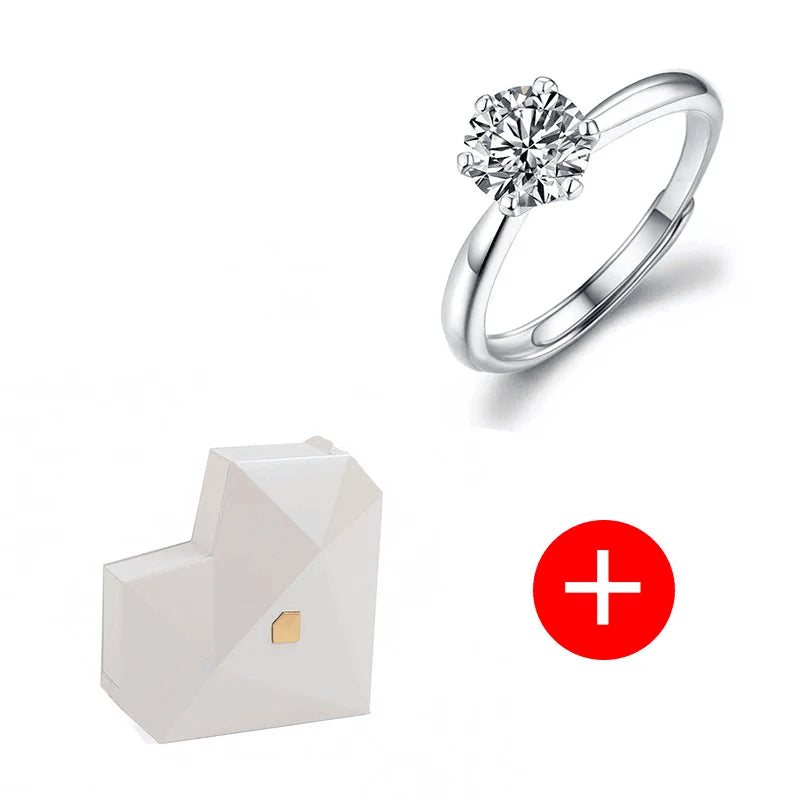 HEART-SHAPED DIAMOND JEWELRY BOX