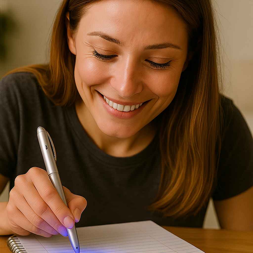 Invisible Ink Pen with UV Magic Light