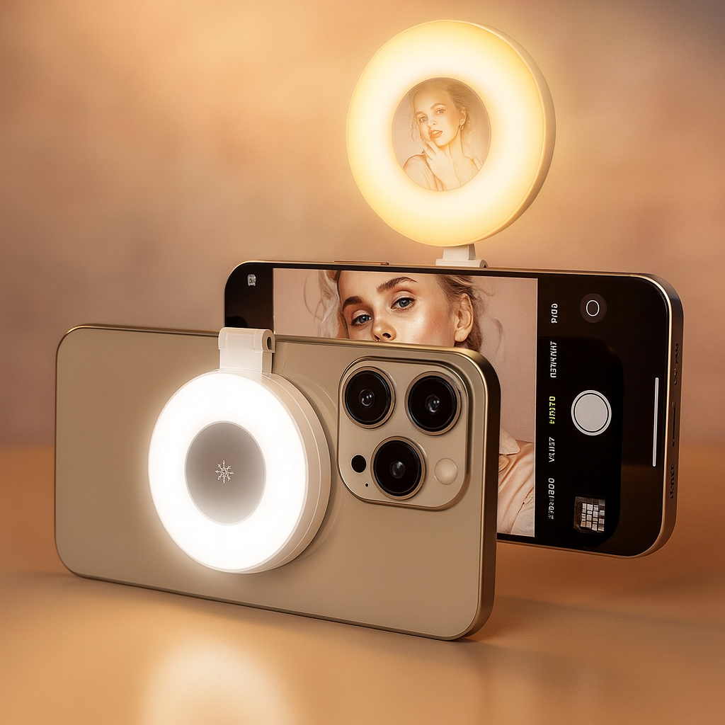 Magnetic Wireless LED Ring Light