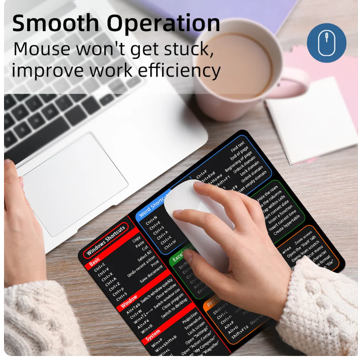 Shortcuts Mouse Pad