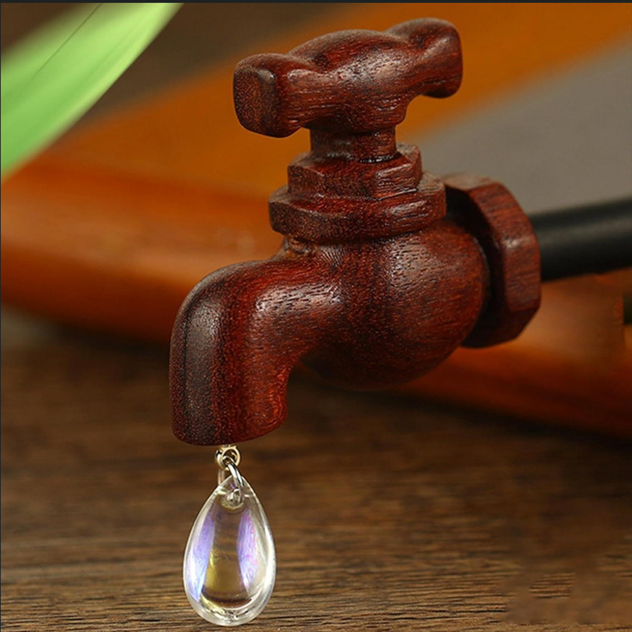 Faucet Design Wooden Hair Stick