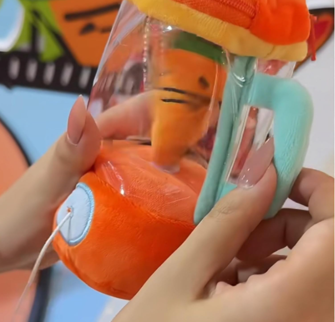 Carrot Mixer Rotating Plush Toy