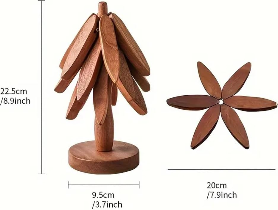 Premium Walnut Wood Placemats