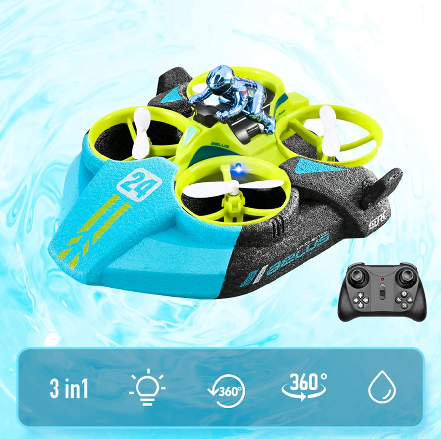 3-in-1 RC Hovercraft Drone
