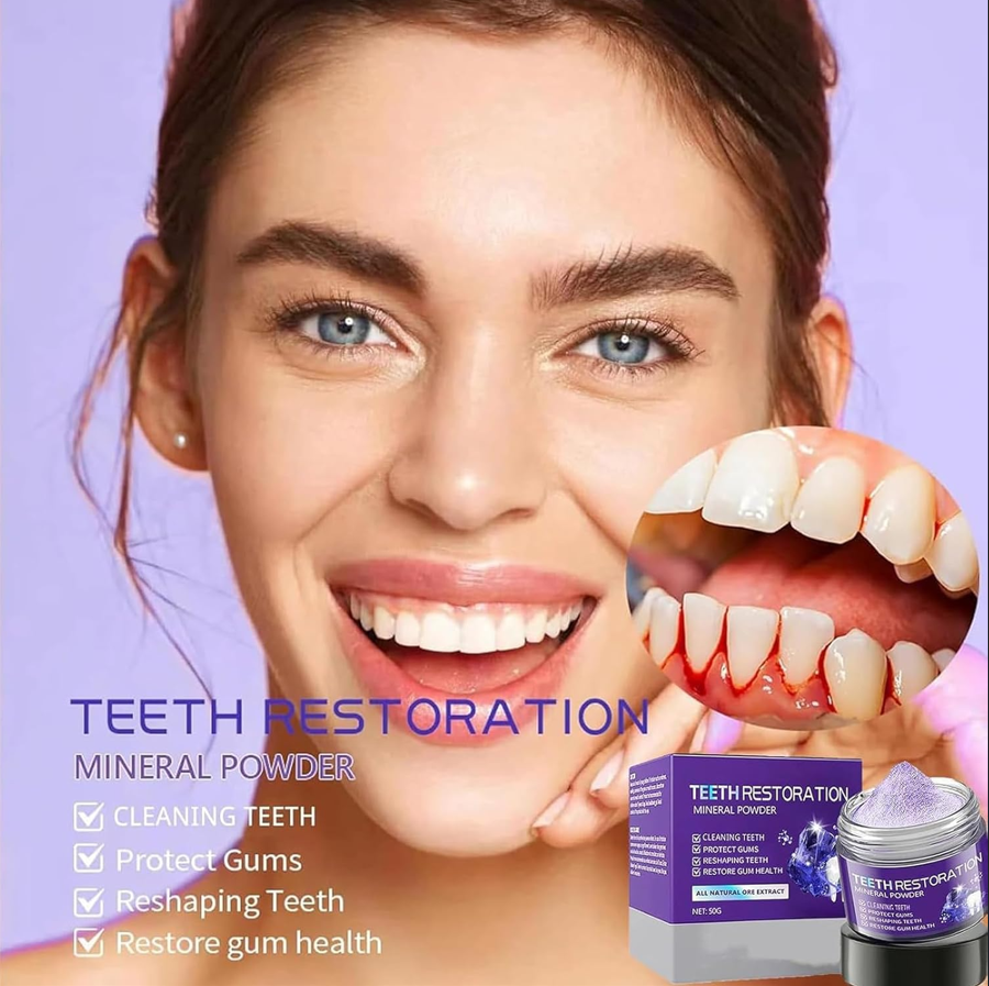 Mineral-Restore Natural Tooth Powder