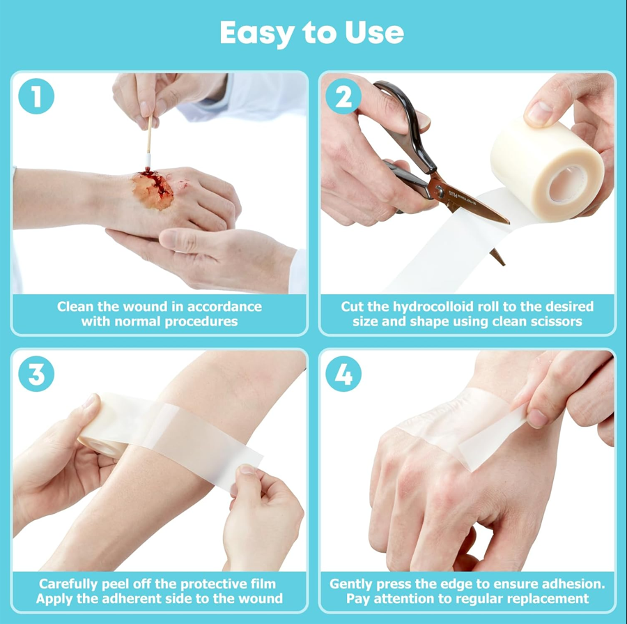 Hydrocolloid Dressing Roll