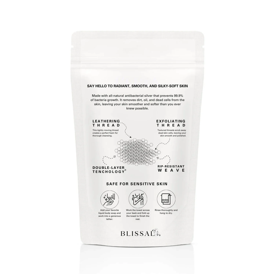 Long Exfoliating Shower Towel