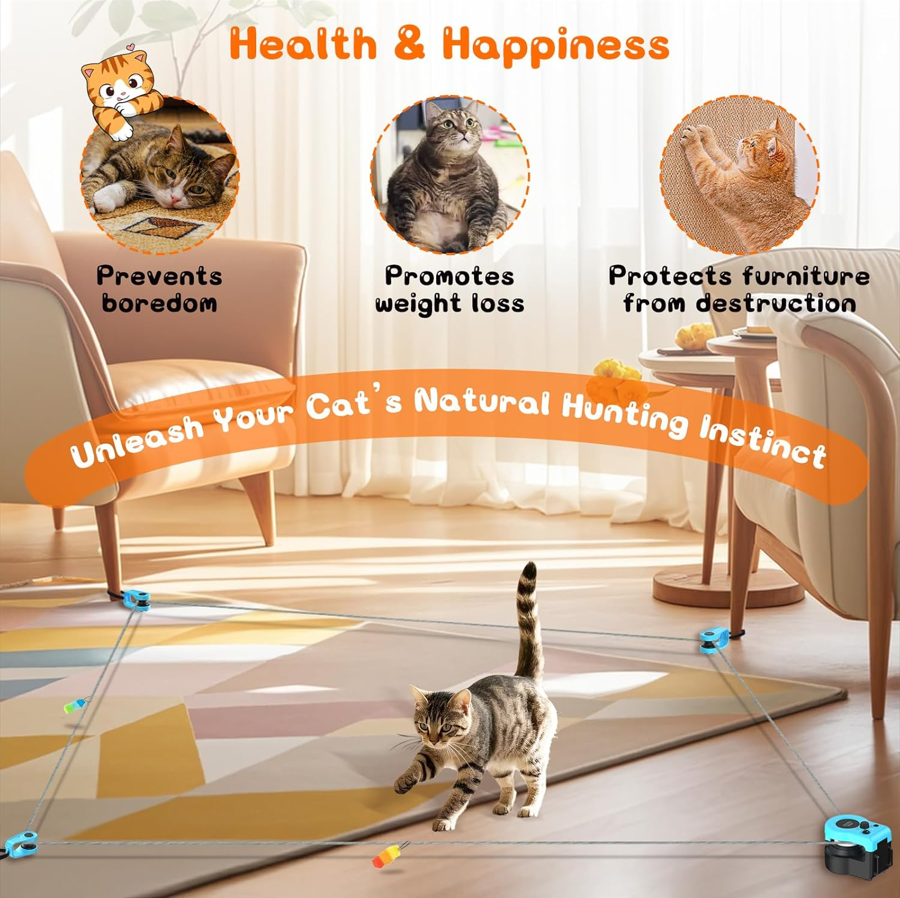Interactive Cat Treadmill Toy