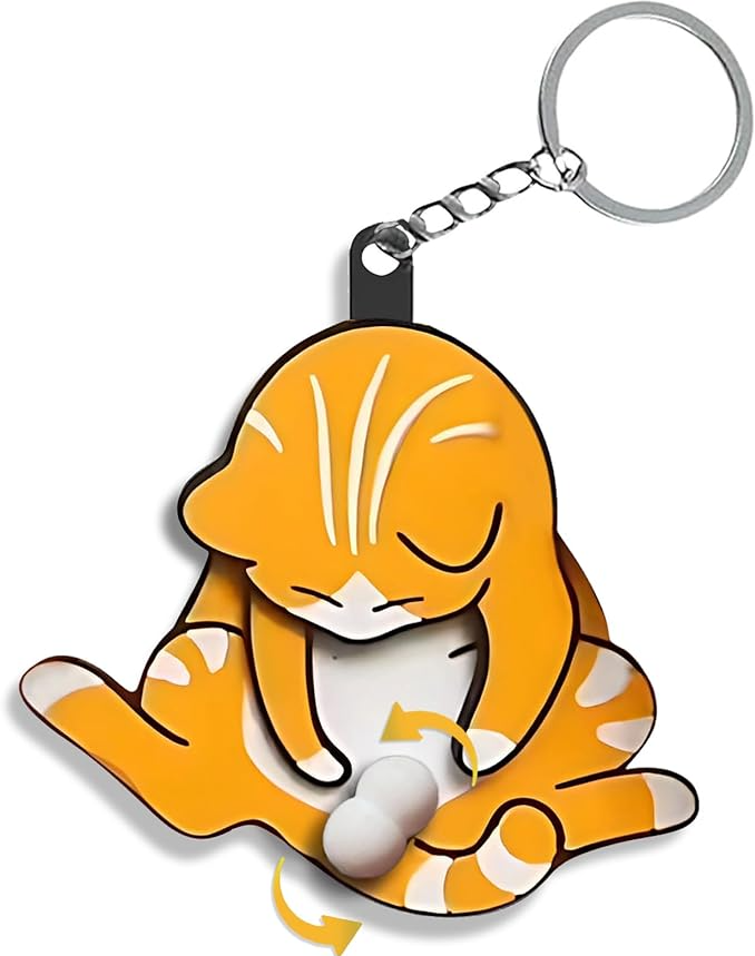 Cute Cat Keychain