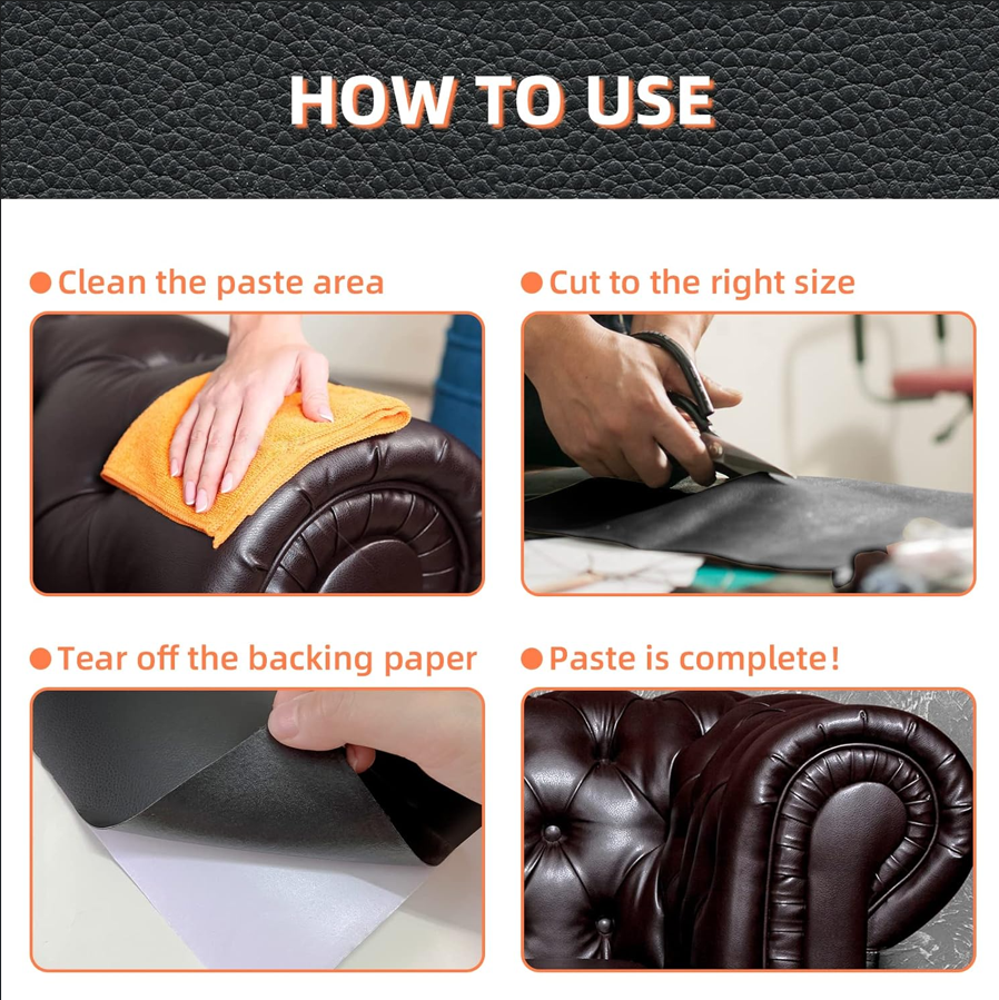 Self-Adhesive Leather Repair Patch