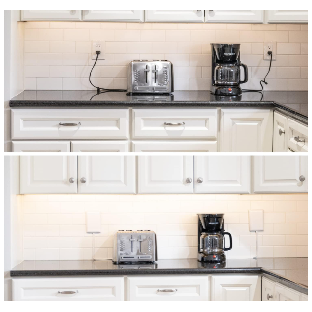 Sleek Socket Outlet & Cord Concealer Kit