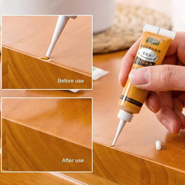 Wood Repair Filler | Quick Fix for Scratches, Scuffs & Cracks