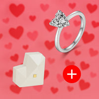 HEART-SHAPED DIAMOND JEWELRY BOX
