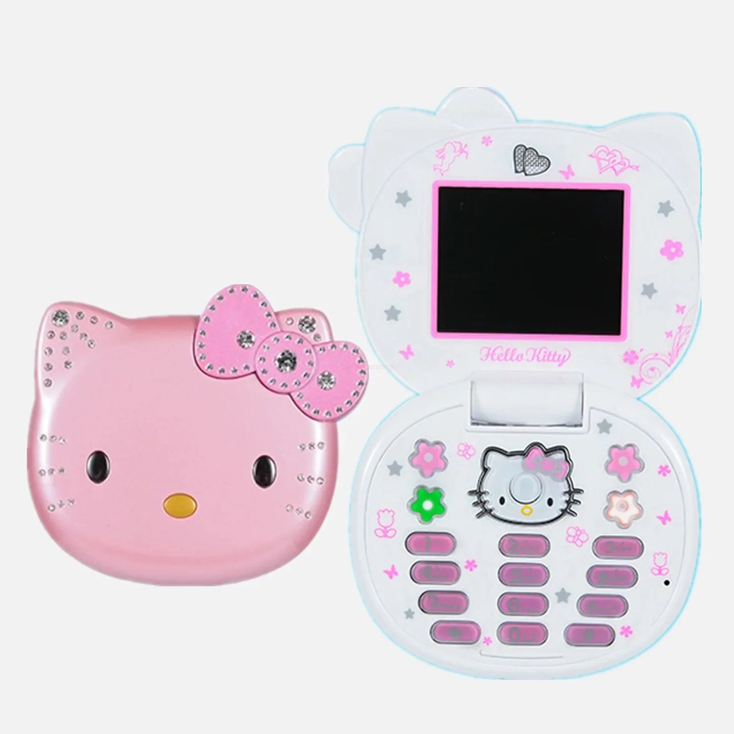 Hello Kitty Kawaii K688 Flip Phone