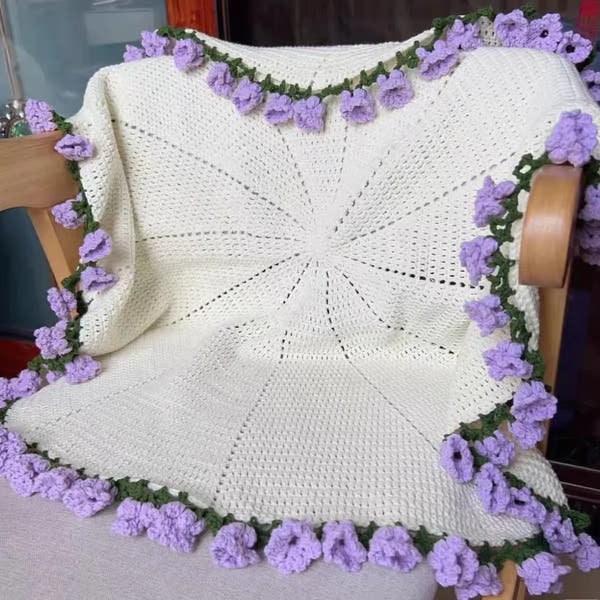 Handmade Bouquet Blanket / Bouquet Blanket Crochet Kit