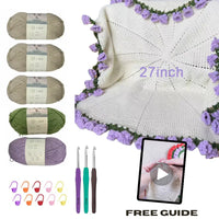 Handmade Bouquet Blanket / Bouquet Blanket Crochet Kit