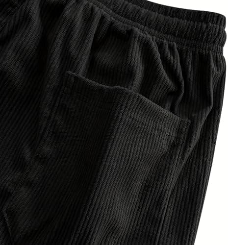 Men's Baggy Cord Trousers Cotton Fitness