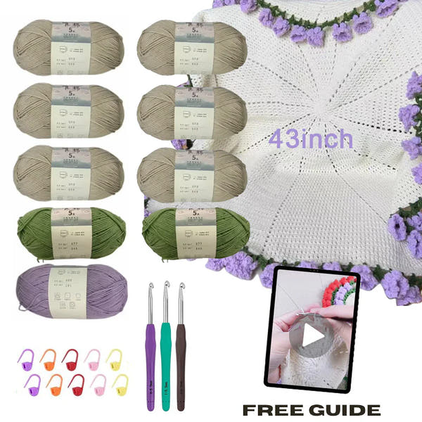 Handmade Bouquet Blanket / Bouquet Blanket Crochet Kit