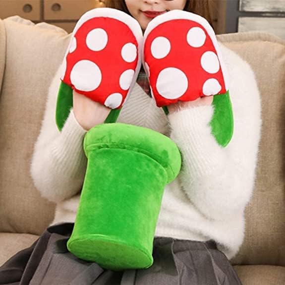 Mushroom Slippers with Pipe Pot Holder