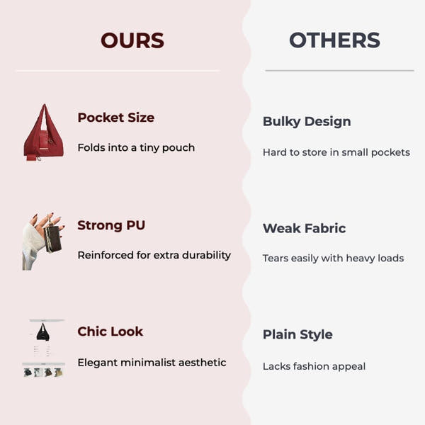 Foldable Keychain Mini Shopping Bag