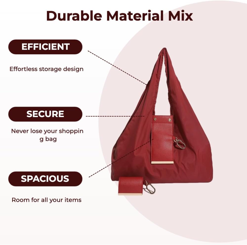 Foldable Keychain Mini Shopping Bag