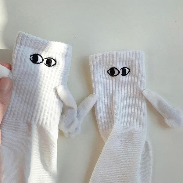 Magnetic Hand-Holding Socks