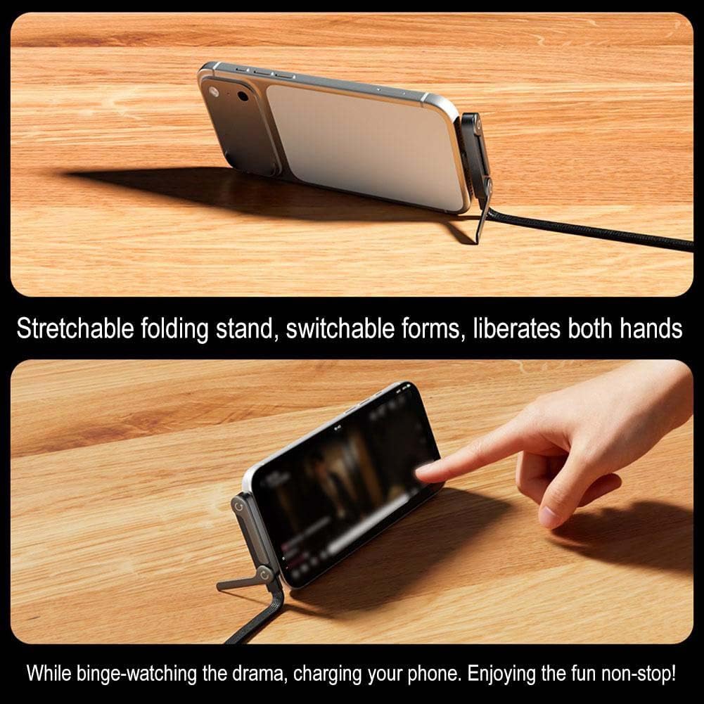 Invisible Holder Charger Cable with Stand (Type C to Type C)