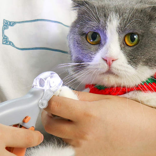 LED Light Nail Clippers for Pets