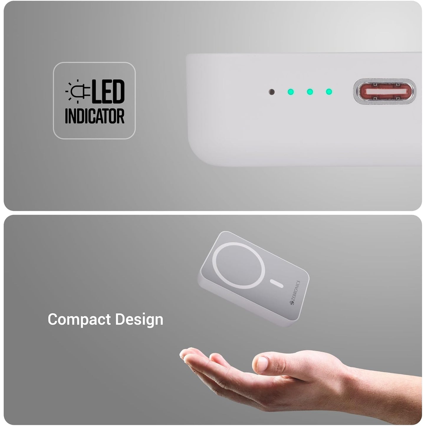 Magnetic Power Bank 10000mAh Wireless Portable Charger