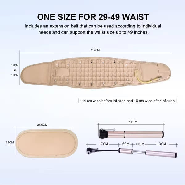 Decompression Lumbar Support and Rehabilitation Back Belt