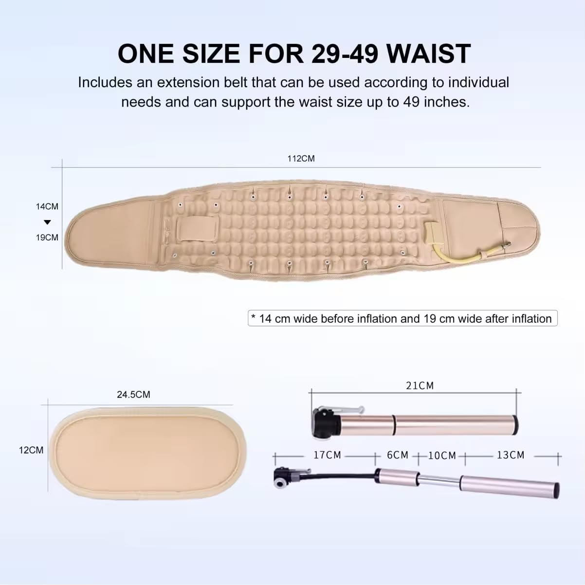 Decompression Lumbar Support and Rehabilitation Back Belt