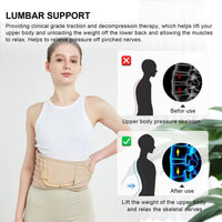 Decompression Lumbar Support and Rehabilitation Back Belt