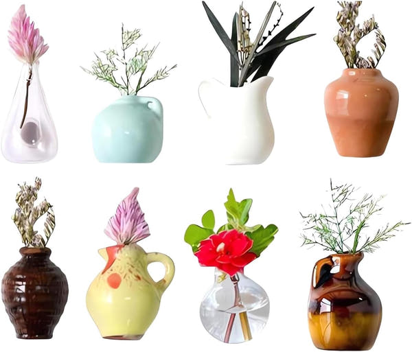 8Pcs Vase Shaped Magnets