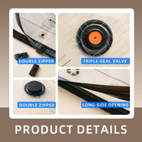 9 Pack Vacuum Storage Bags for Travel with Wireless Air Pump