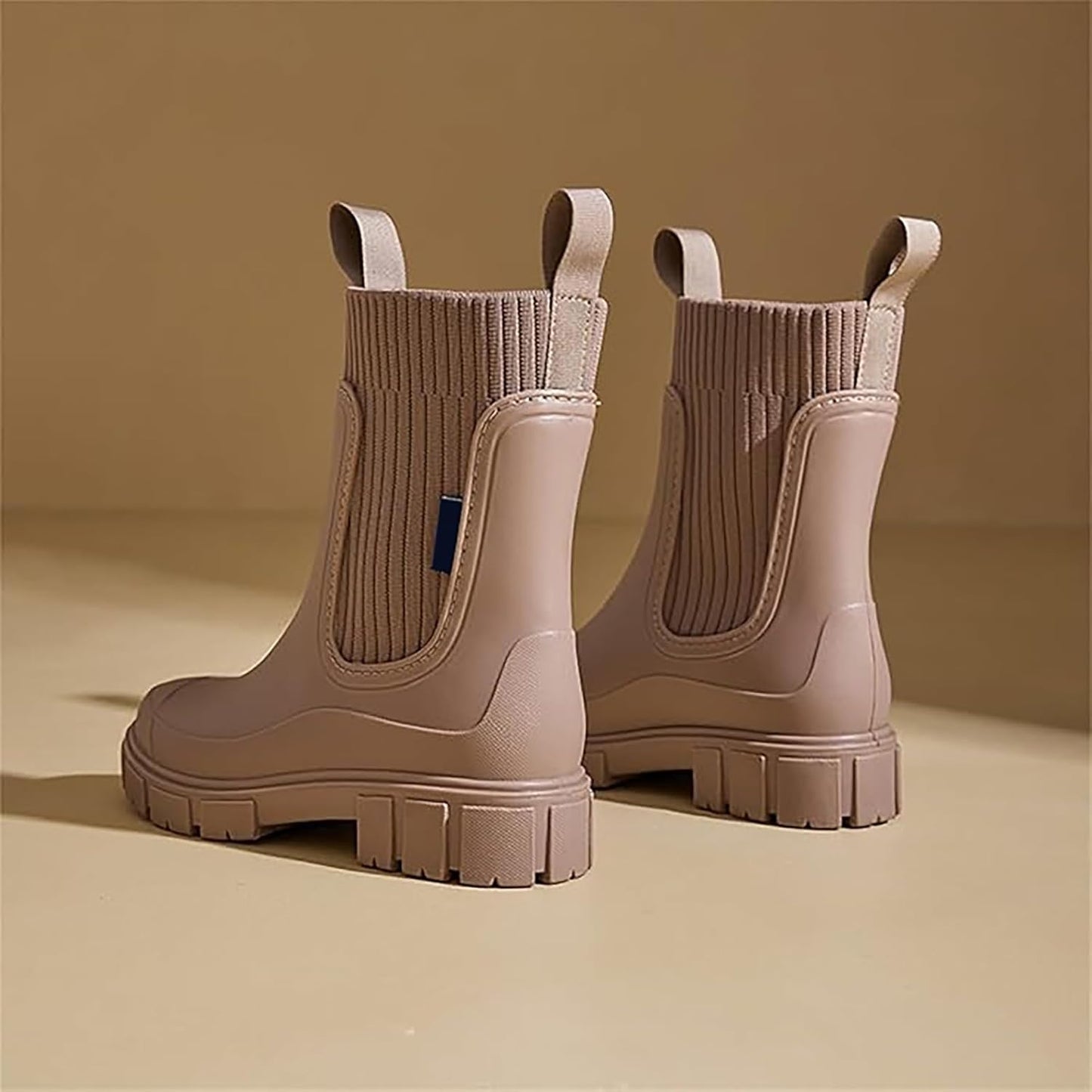 Mid Calf Rain Boots