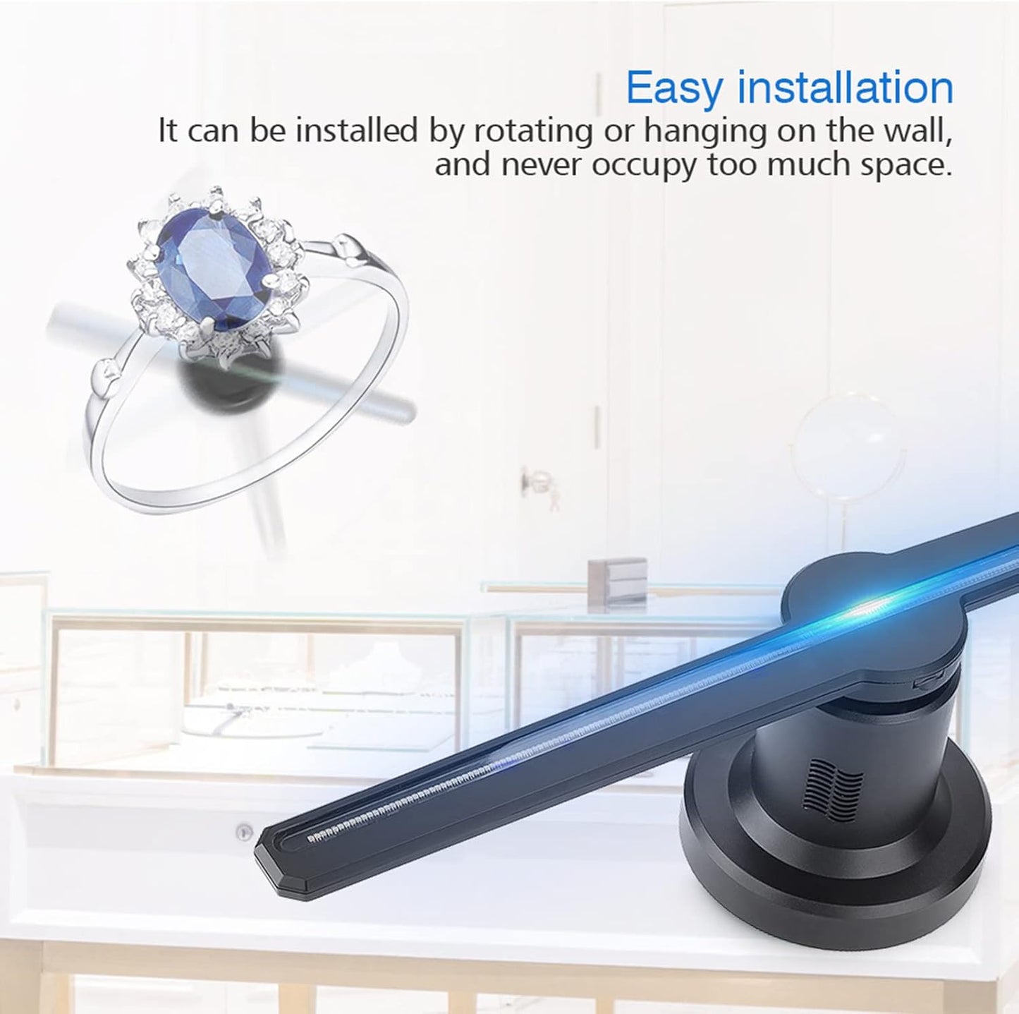 3D Holographic Fan Display