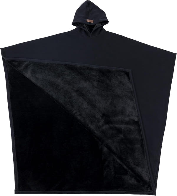 Oversized Weighted Hoodie Cloak with Ultra-Soft Faux Fur Liner