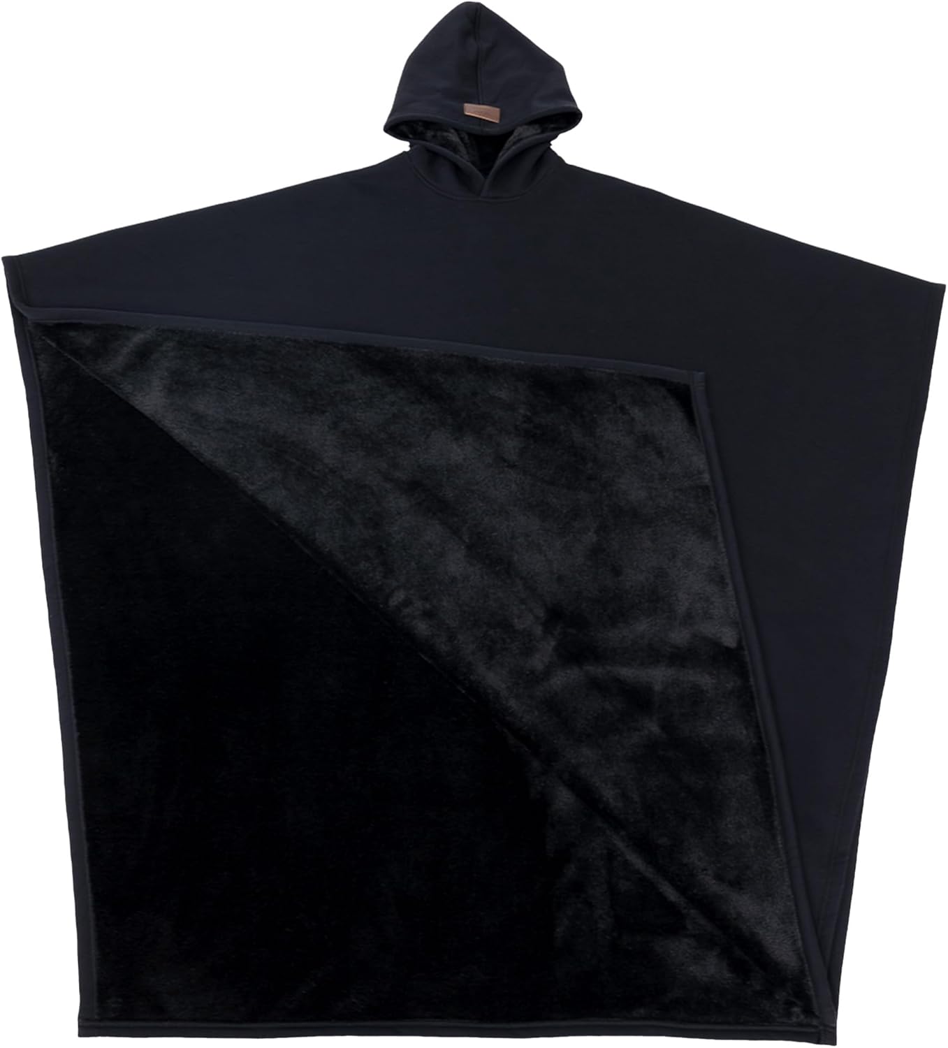 Oversized Weighted Hoodie Cloak with Ultra-Soft Faux Fur Liner