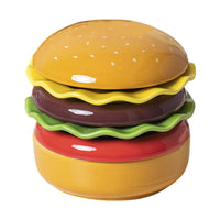 Ceramic Dinnerware Set Gift Stackable Burger Plate Bowl Set