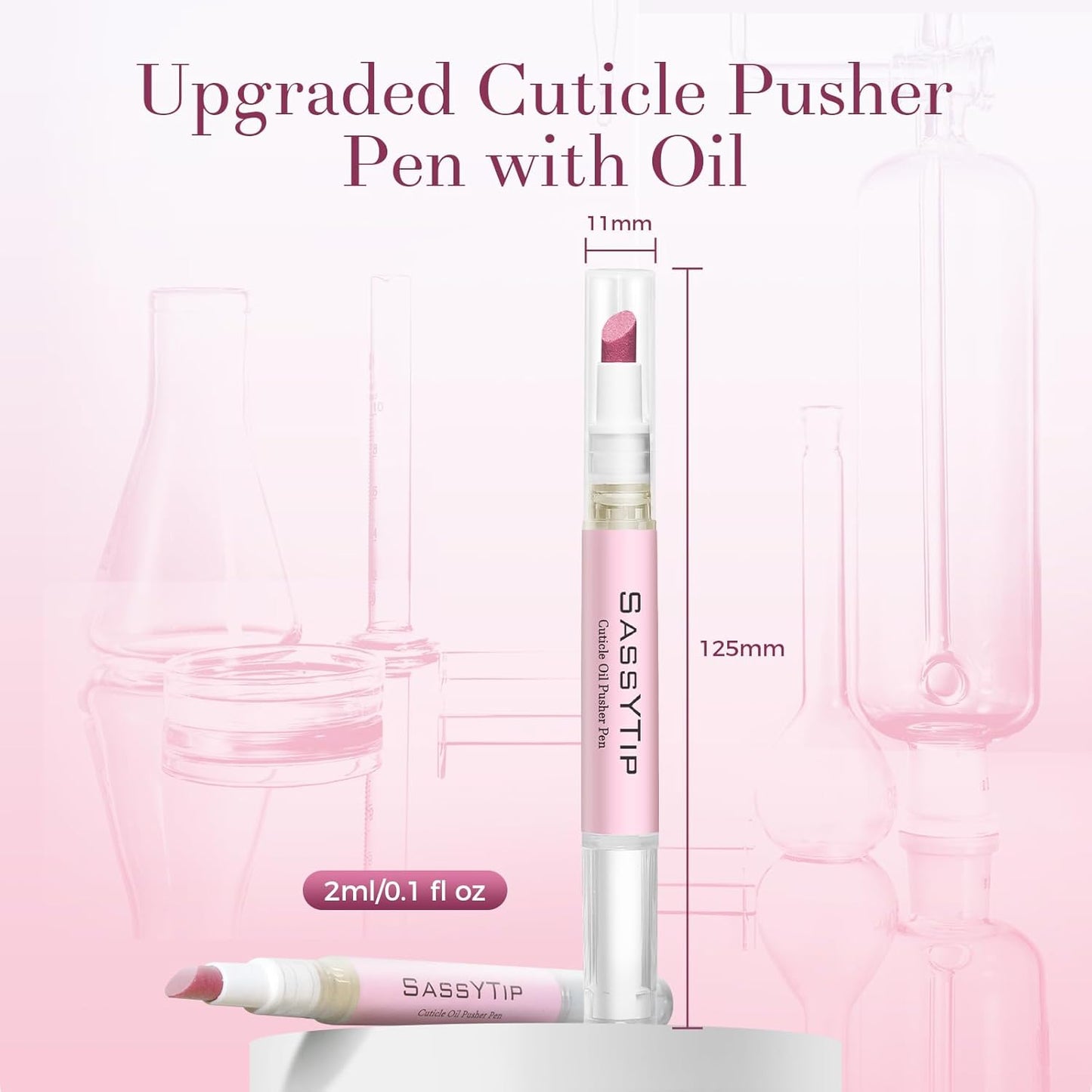 Ceramic Cuticle Pusher & Oil Pen