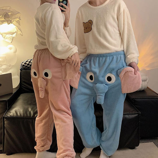 Funny Cartoon Elephant Pants