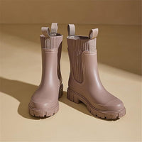 Mid Calf Rain Boots