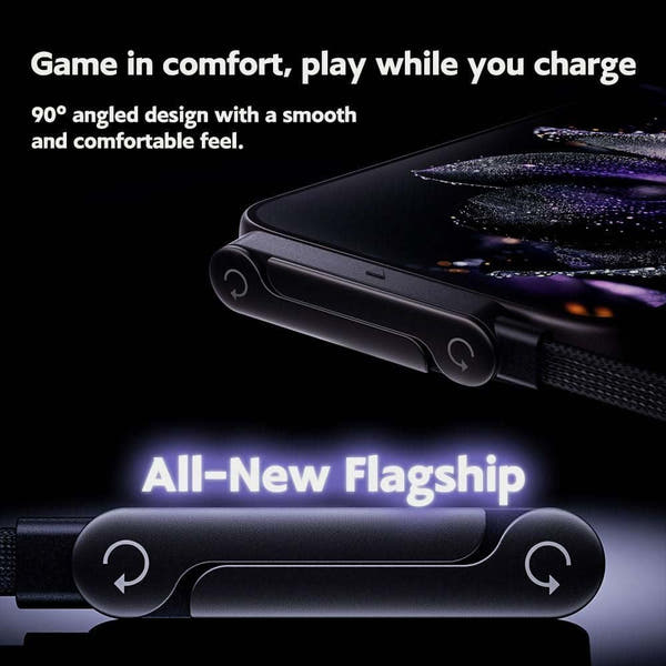 Invisible Holder Charger Cable with Stand (Type C to Type C)