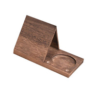 Book Holder with Drink Holder Wood Book Rest Bookcase for Living Room Office Brown
