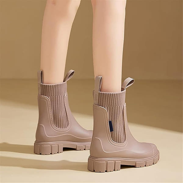 Mid Calf Rain Boots