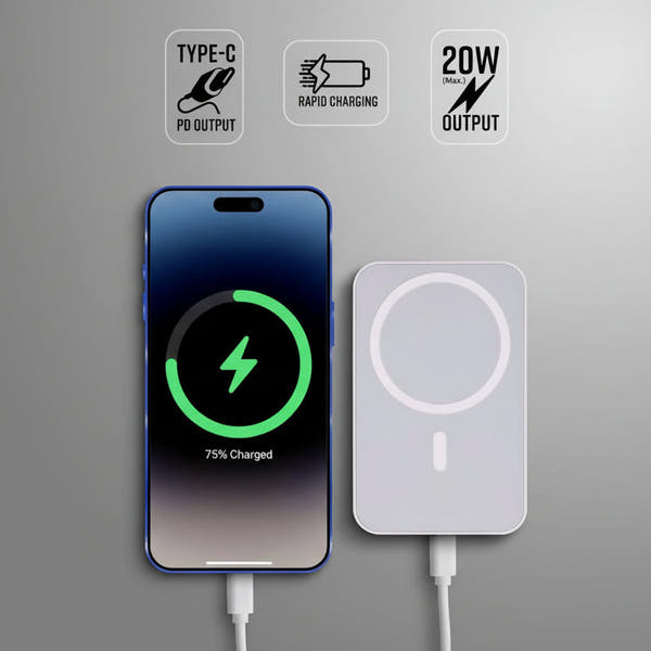 Magnetic Power Bank 10000mAh Wireless Portable Charger